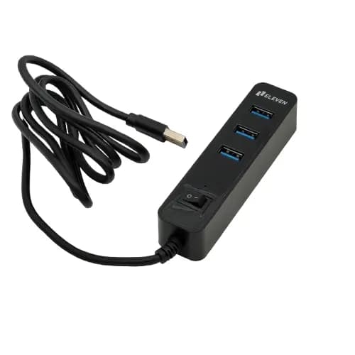 هاب یو‌ اس‌ بی چهار پورت ایلون مدل eleven H302 USB — تصویر ۴