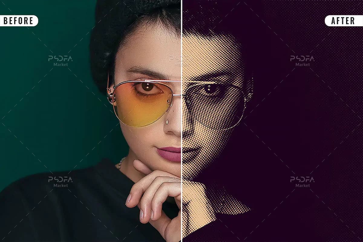 افکت عکس هافتون برای فتوشاپ – 2000×3000 پیکسل — تصویر ۲