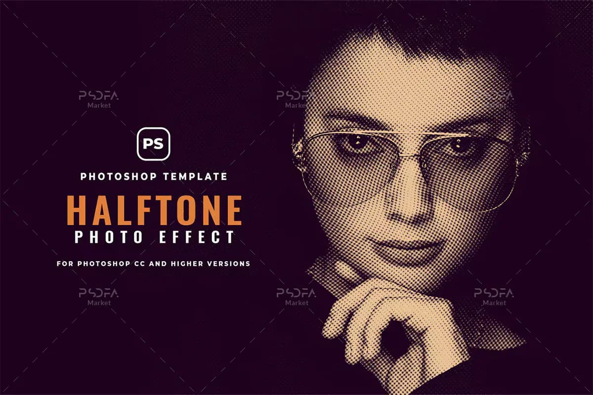 افکت عکس هافتون برای فتوشاپ – 2000×3000 پیکسل