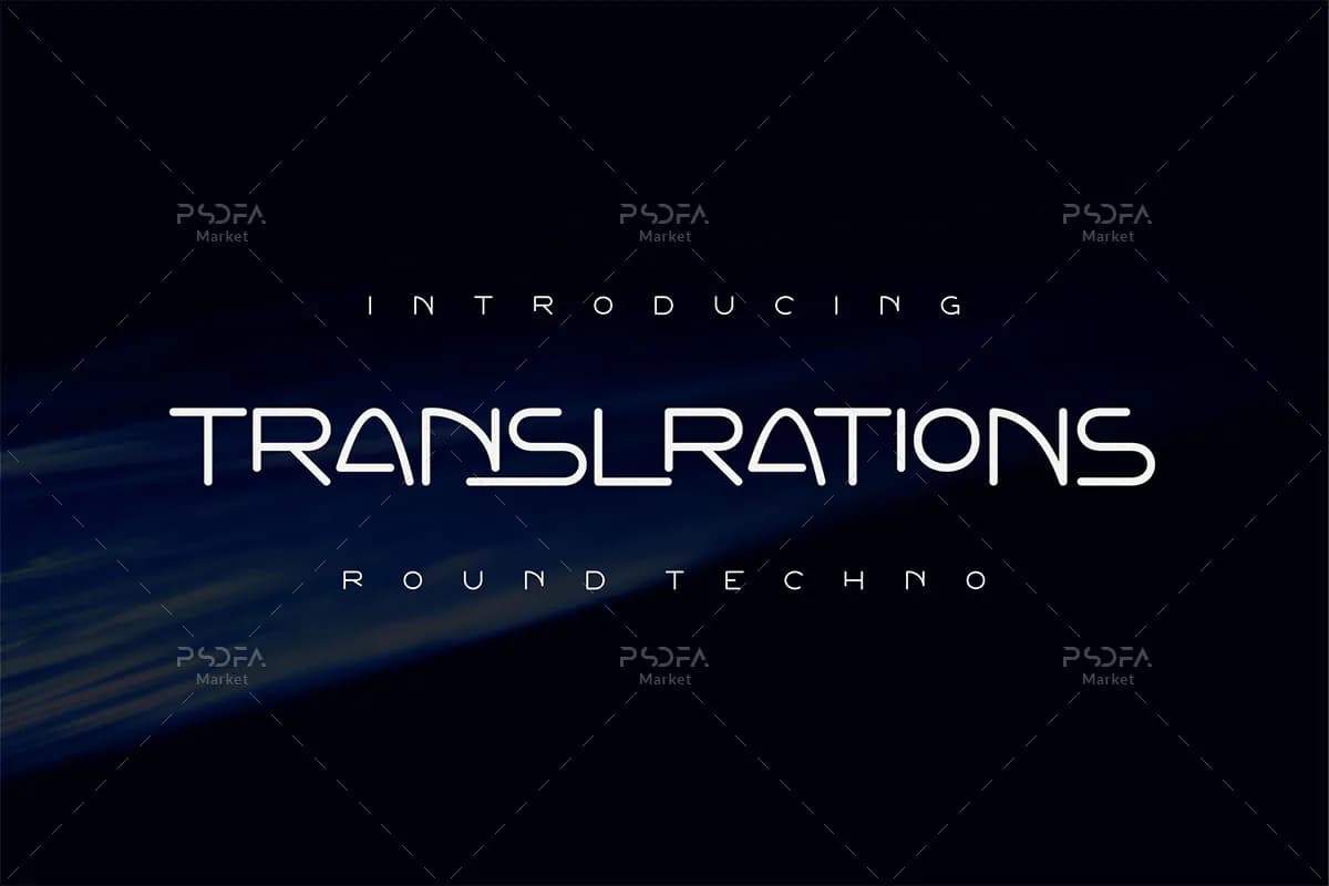 فونت مدرن Translrations