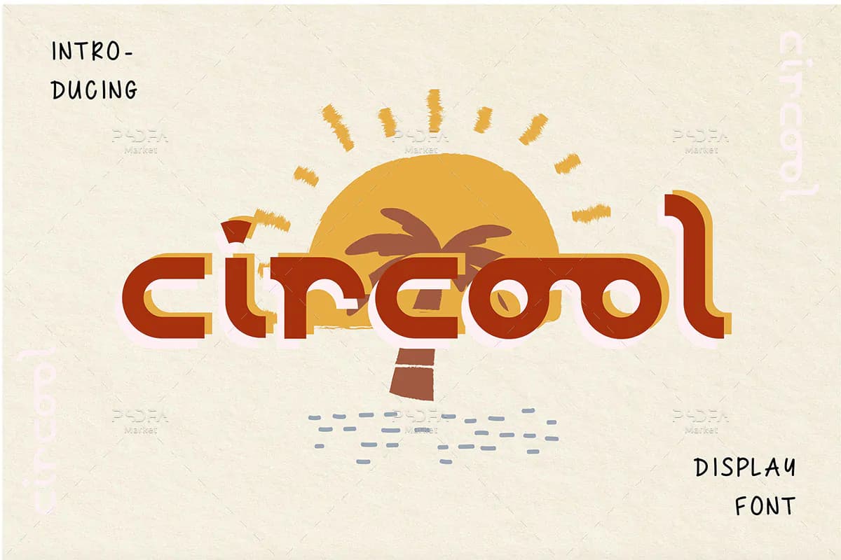 فونت یونیک و منحصر به فرد Circool