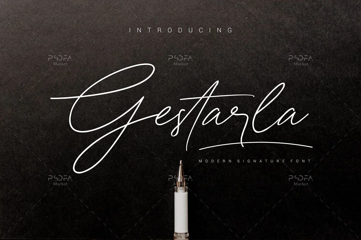فونت باریک سرهم نویسی Gestarla
