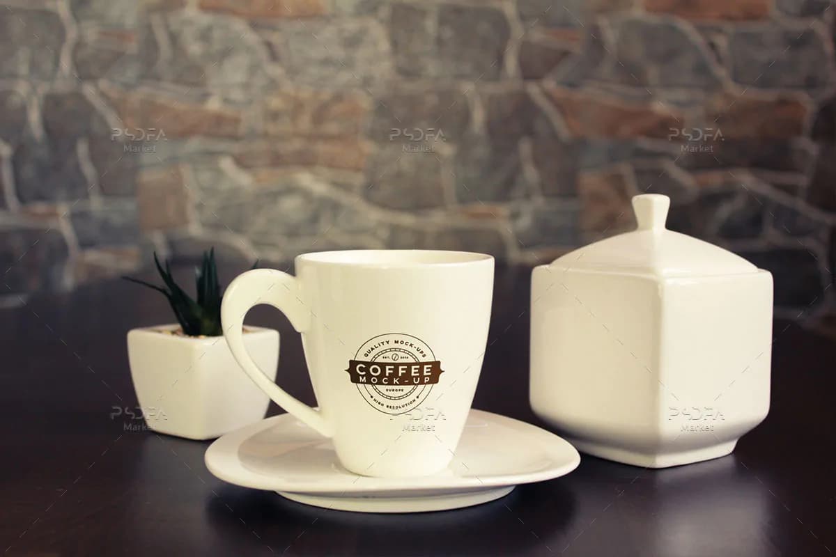 12 موکاپ فنجان قهوه — تصویر ۳