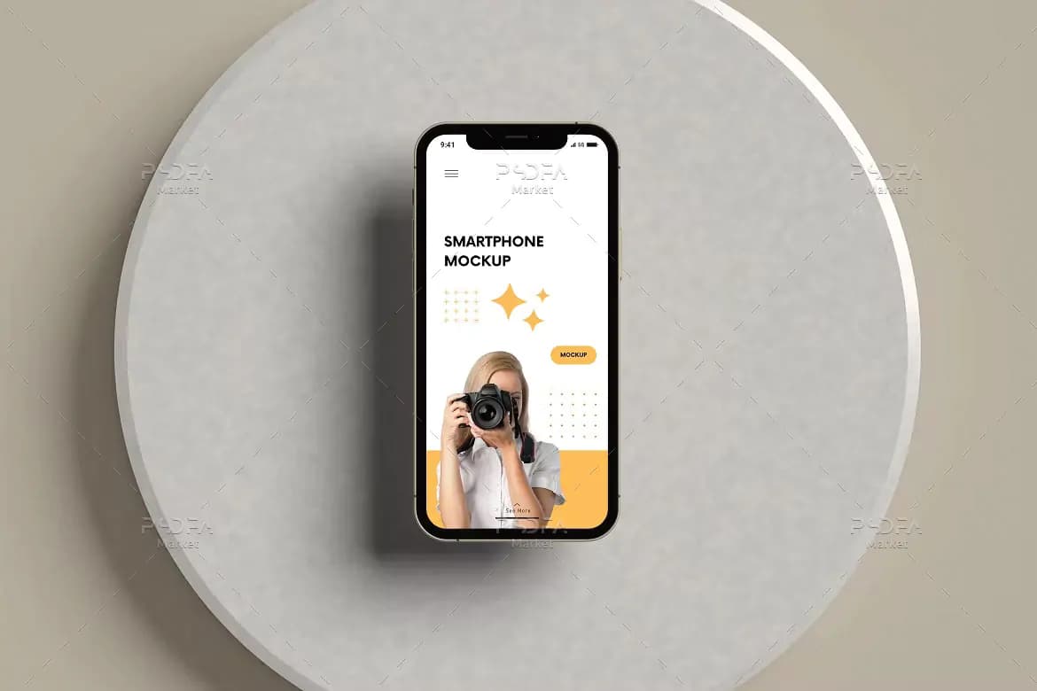 موکاپ اسمارت فون و گوشی موبایل — تصویر ۴