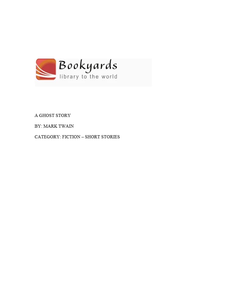 کتاب یک داستان ارواح نسخه PDF انگلیسی