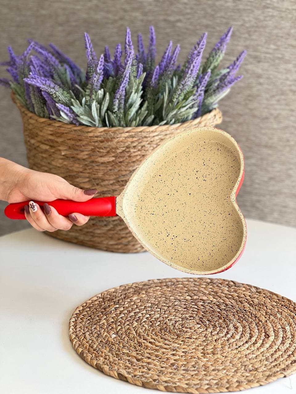 ماهیتابه قلبی عروس- سایز بزرگ — تصویر ۴