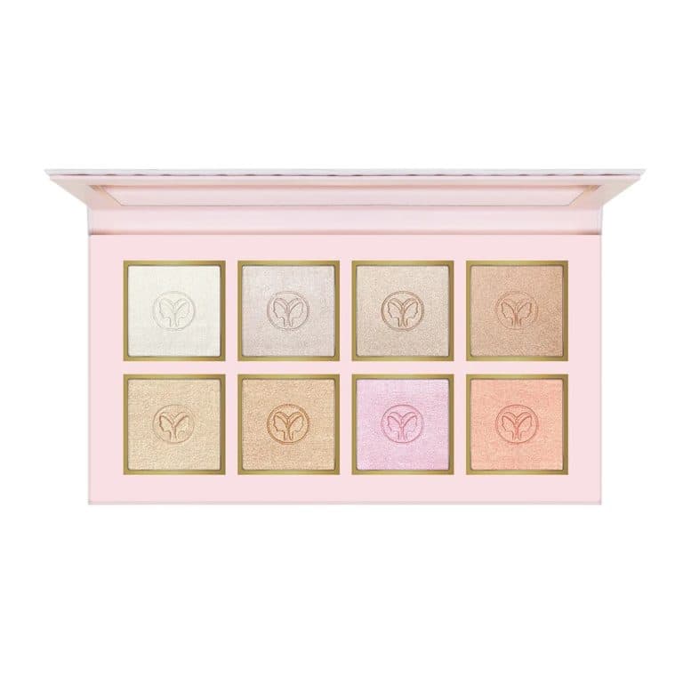 پالت هایلایتر ۸ رنگ گلدن پس فیوچر میکاپ FU7201 | FUTURE MAKEUP Golden Pass Highlighter Palette