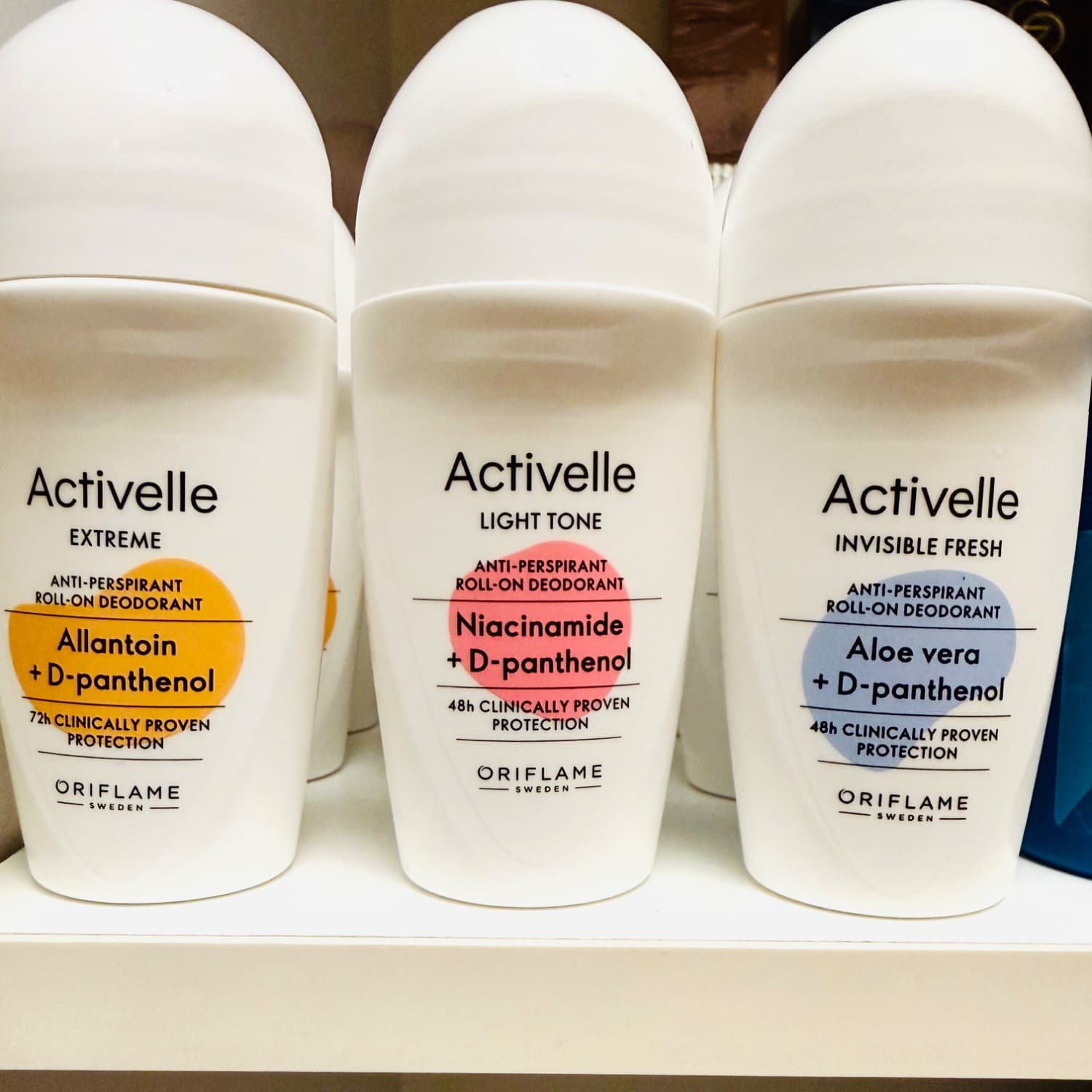مام رول ضدتعریق آبی Activelle Invisible Fresh — تصویر ۲