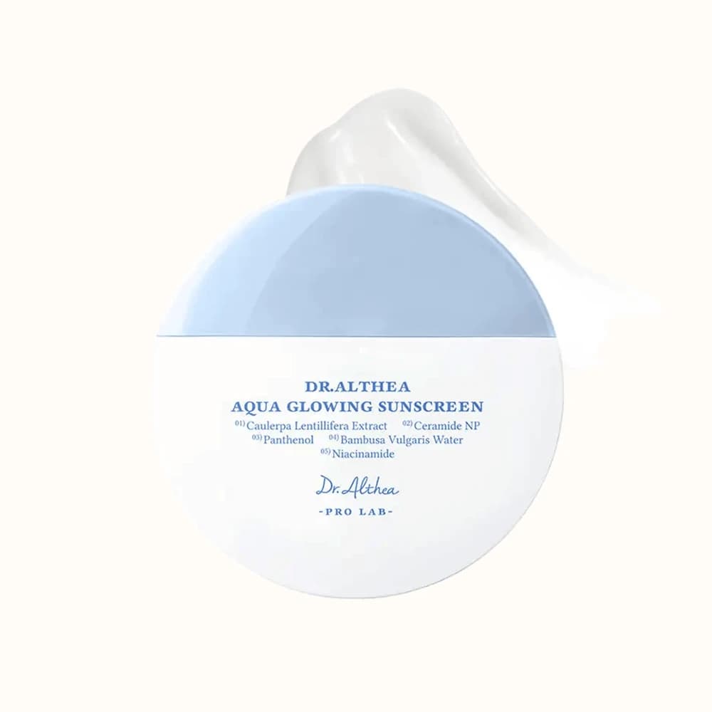 ضد آفتاب بدون رنگ SPF50 دکتر آلتیا مدل Aqua Glowing