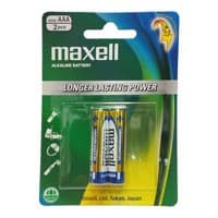باتری نیم قلمی 2 عددی کارتی Alkaline Maxell