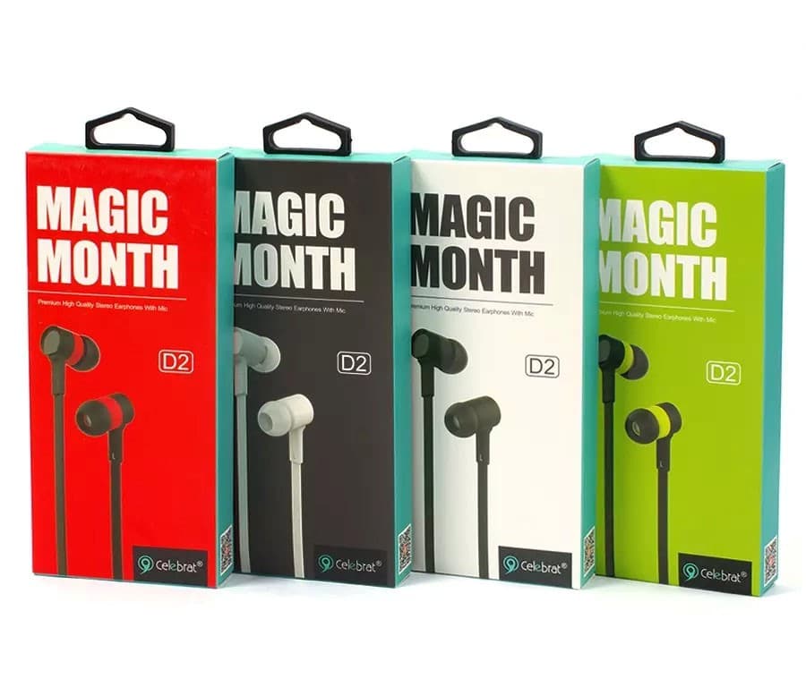 هدفون سیمدار میکروفن دار Magic Month Celebrat D2 — تصویر ۳
