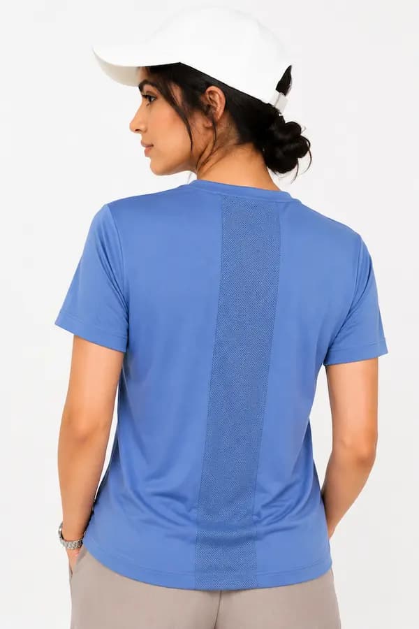 تیشرت ورزشی آستین کوتاه زنانه Decathlon مدل Star Blue — تصویر ۳