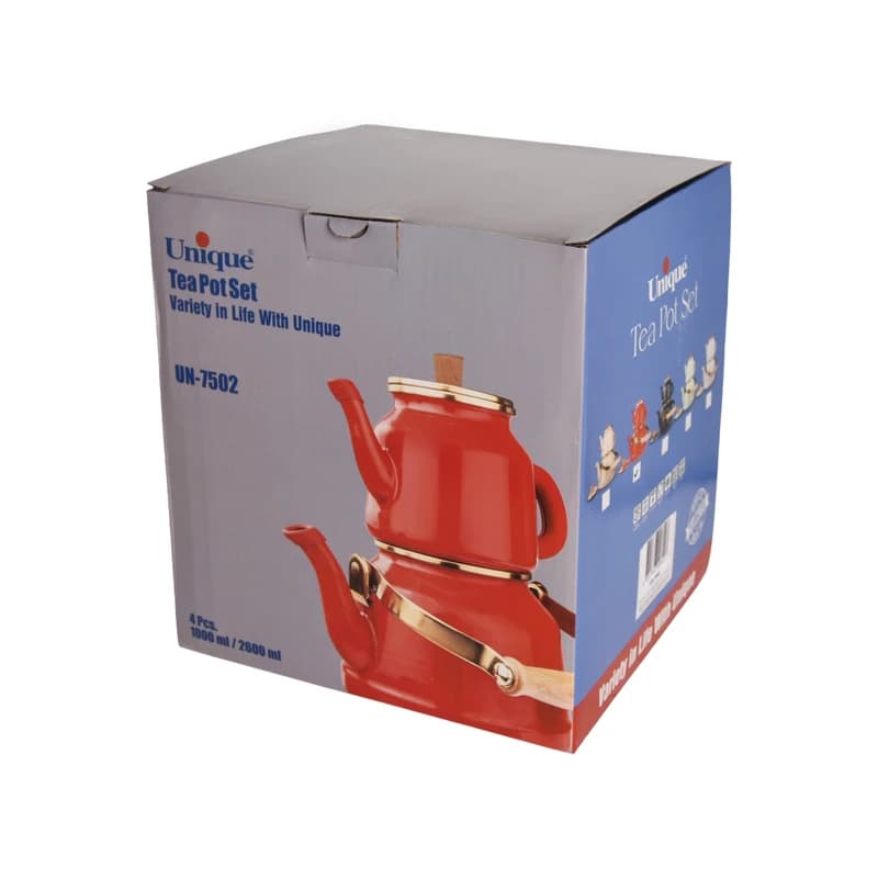 کتری قوری لعابی یونیک مدل UN-7502 — تصویر ۷