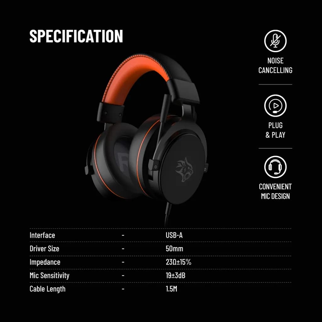 هدست گیمینگ پرودو Porodo Gaming PC RGB ENC — تصویر ۲