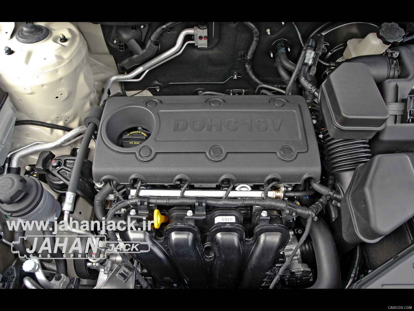 جک گازی درب موتور کیا سورنتو 2013 ( Front Gas Jack Kia Sorento 2013 ) — تصویر ۲