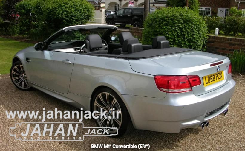 جک گازی درب موتور ب ام و ای 93 ( Front Gas Jack BMW E93 )