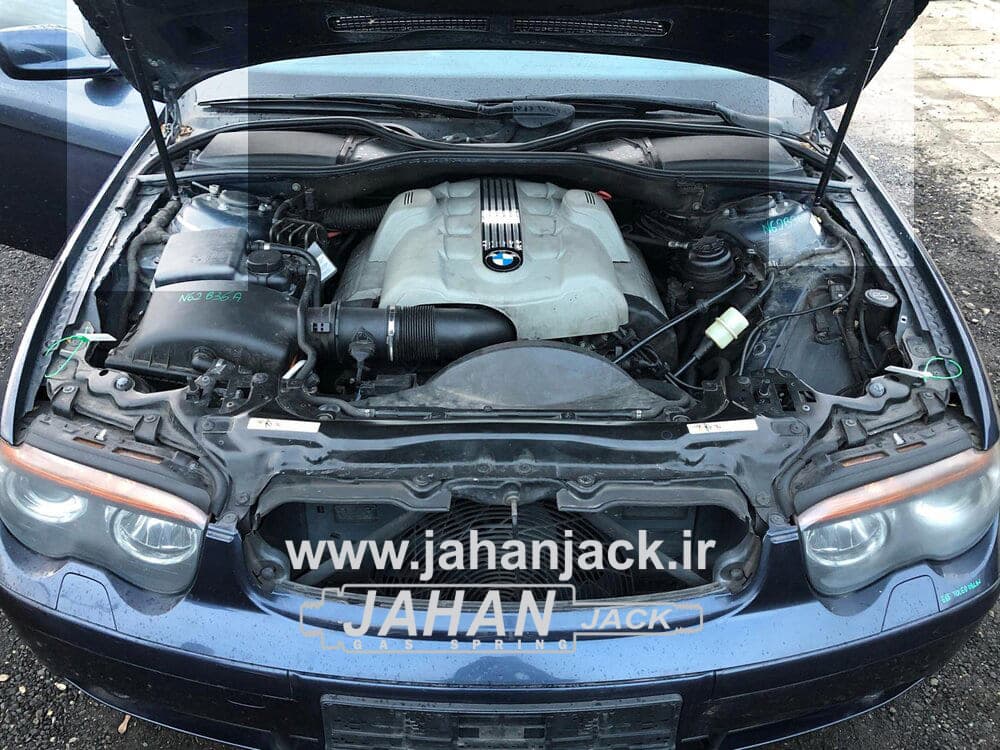 جک گازی درب موتور بی ام و ای 66 ( Front Gas Jack BMW E66 ) — تصویر ۲