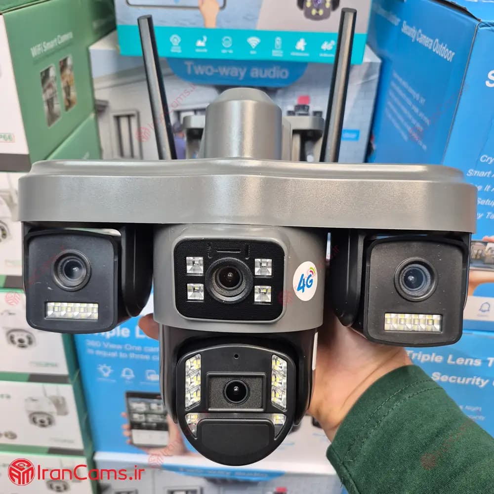 دوربین خورشیدی سیم کارتی 4 لنز 20 مگاپیکسل مدل TA4 — تصویر ۳