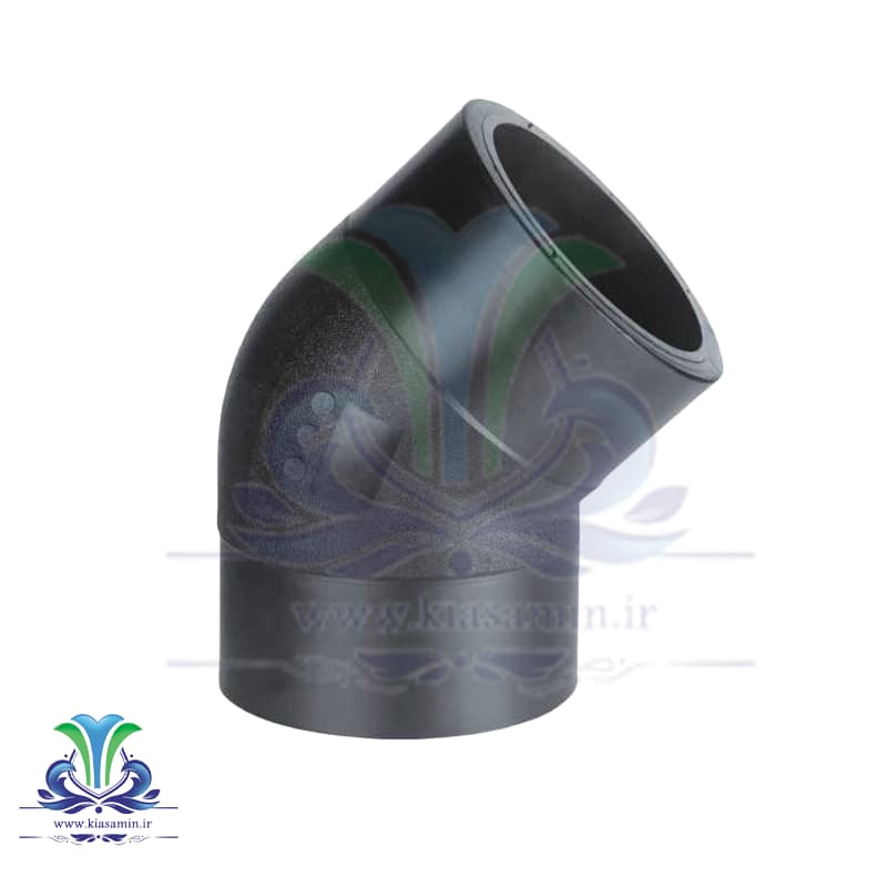 زانو 45 درجه پلی اتیلن جوشی 10 بار