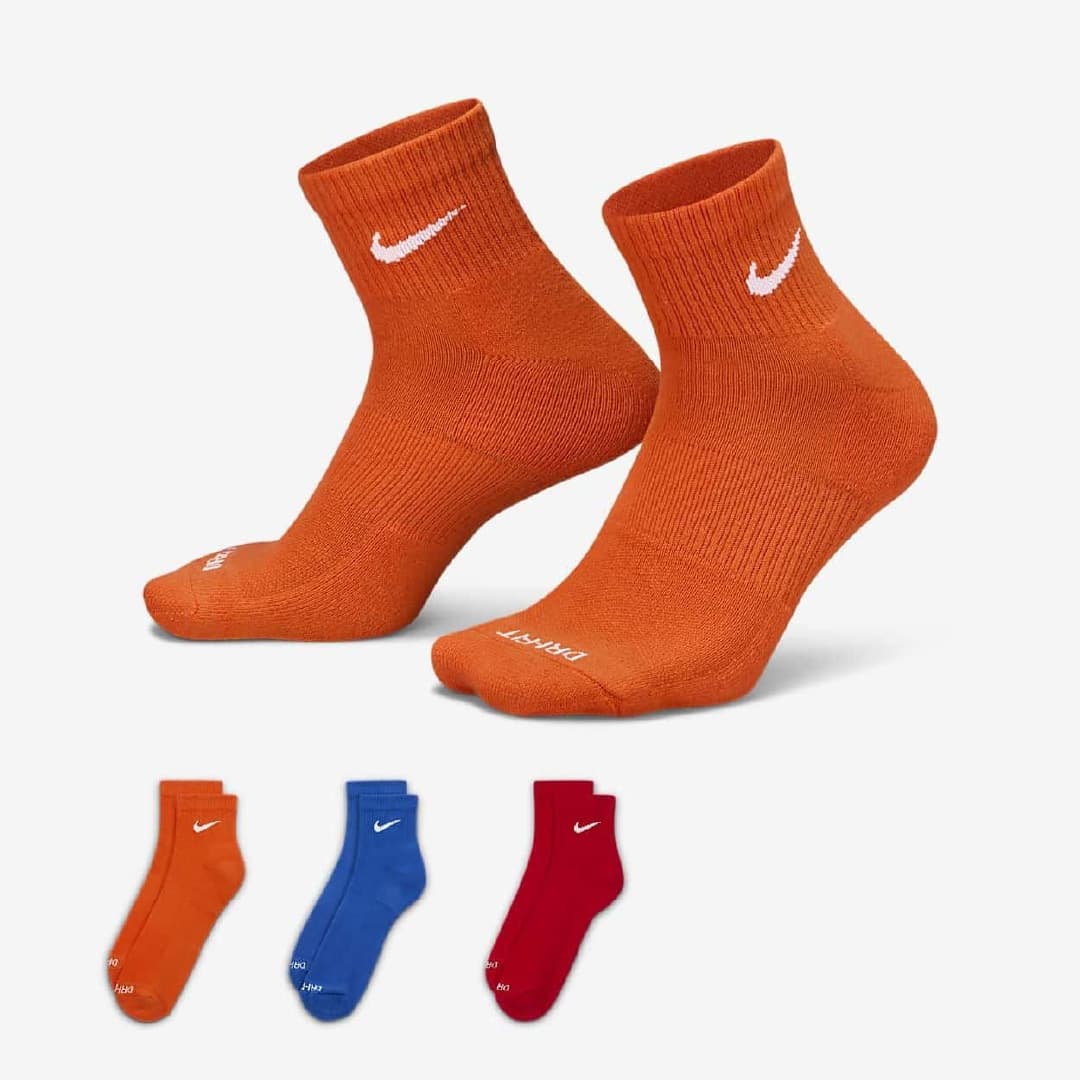 جوراب تنیس نایک Nike Everyday Essential – پک سه تایی- چند رنگ