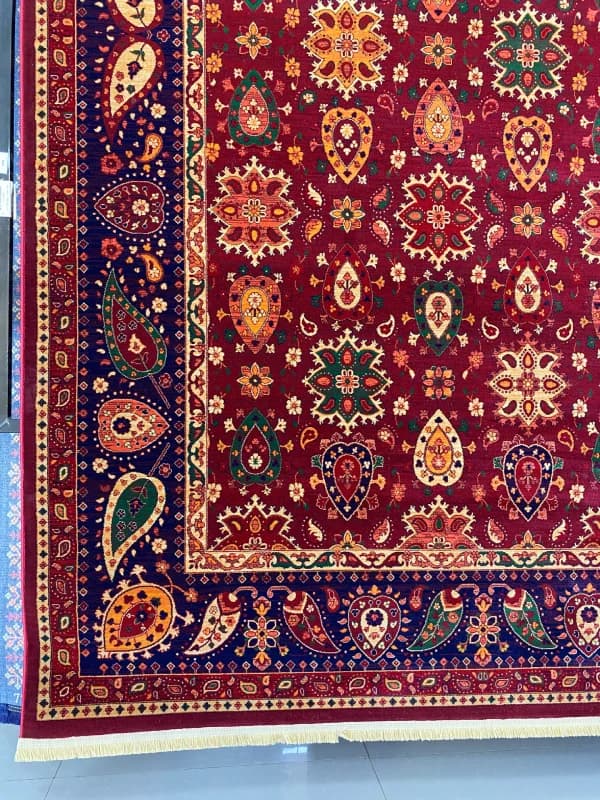 فرش ماشینی لاکی 700 شانه با بهترین الیاف کد 771084 — تصویر ۳