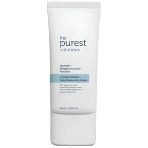 کرم آبرسان و مرطوب کننده صورت پیورست سولوشن مدل هیالورونیک اسید مناسب برای انواع پوست حجم 50 میلی لیتر