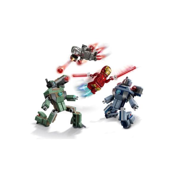 لگو سری مارول مدل Iron Man & War Machine vs. Hammer Drones کد 76320 — تصویر ۴
