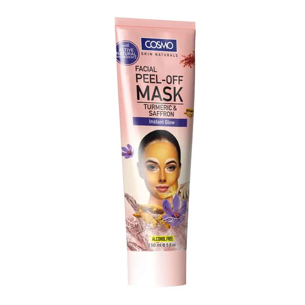 ماسک صورت لایه بردار زردچوبه و زعفران 150 میل کازمو – PEEL OFF MASK