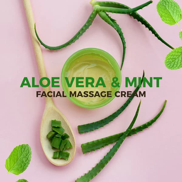 کرم ماساژ صورت آلوئه ورا و نعناع 600 میل کازمو – MASSAGE CREAM — تصویر ۲