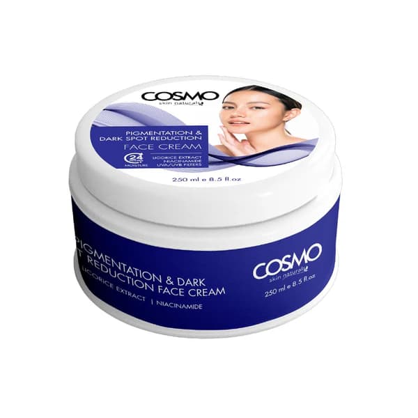 کرم صورت کاهش رنگدانه و لکه های تیره 250 میل کازمو – FACE CREAM