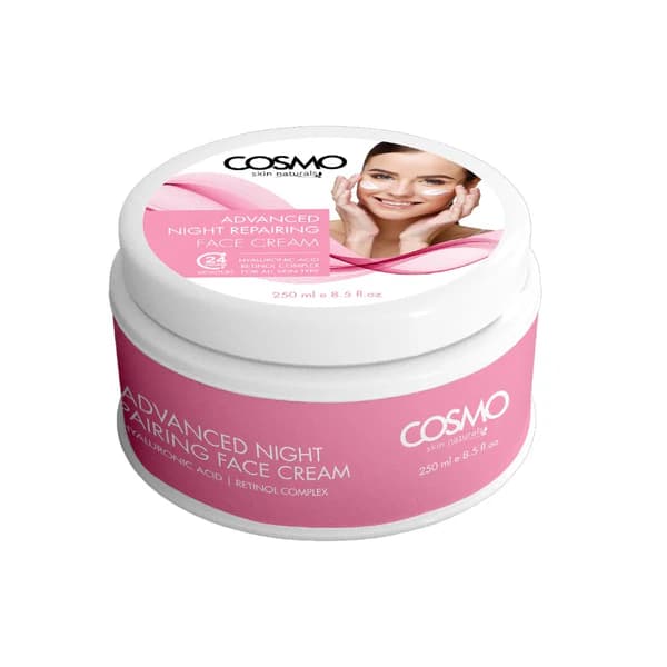 کرم صورت ترمیم کننده شب پیشرفته 250 میل کازمو – FACE CREAM