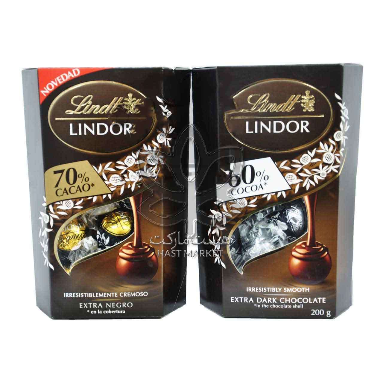 شکلات تلخ ۷۰ درصد لینت لیندور – lindt — تصویر ۴