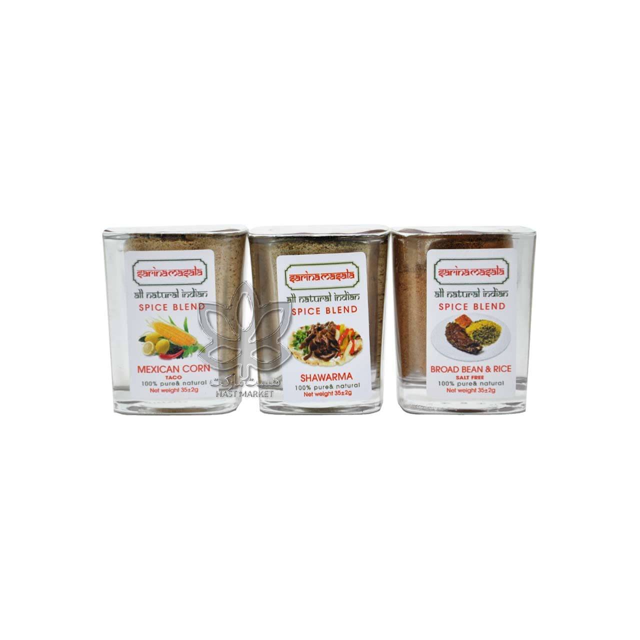 ادویه شاورما مخلوط ۳۵ گرم سارینا ماسالا – sarina masala — تصویر ۳