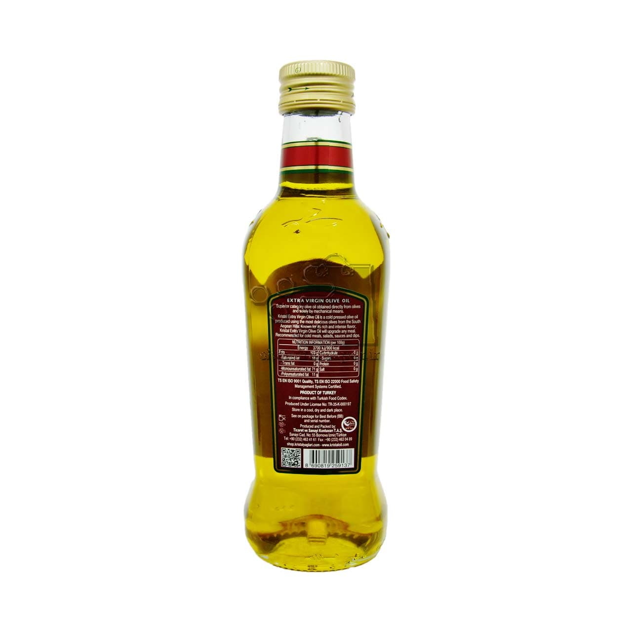 روغن زیتون فرا بکر ۵۰۰ میل کریستال – kristal — تصویر ۳