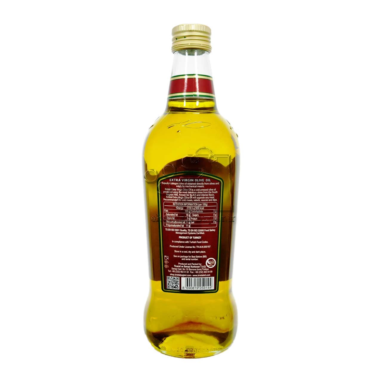 روغن زیتون فرا بکر یک لیتر کریستال – kristal — تصویر ۳