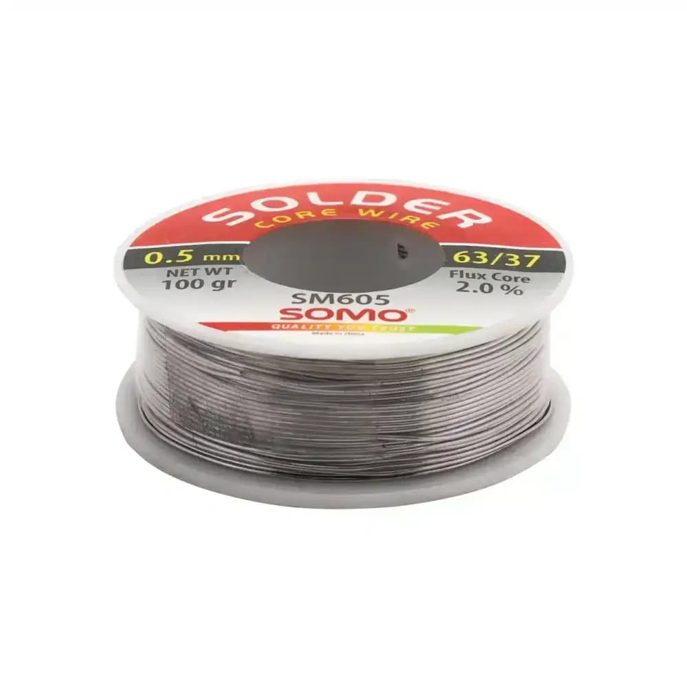 سیم لحیم قطر 0.5 میلی متر 100 گرم سومو مدل SOMO SM605 — تصویر ۲