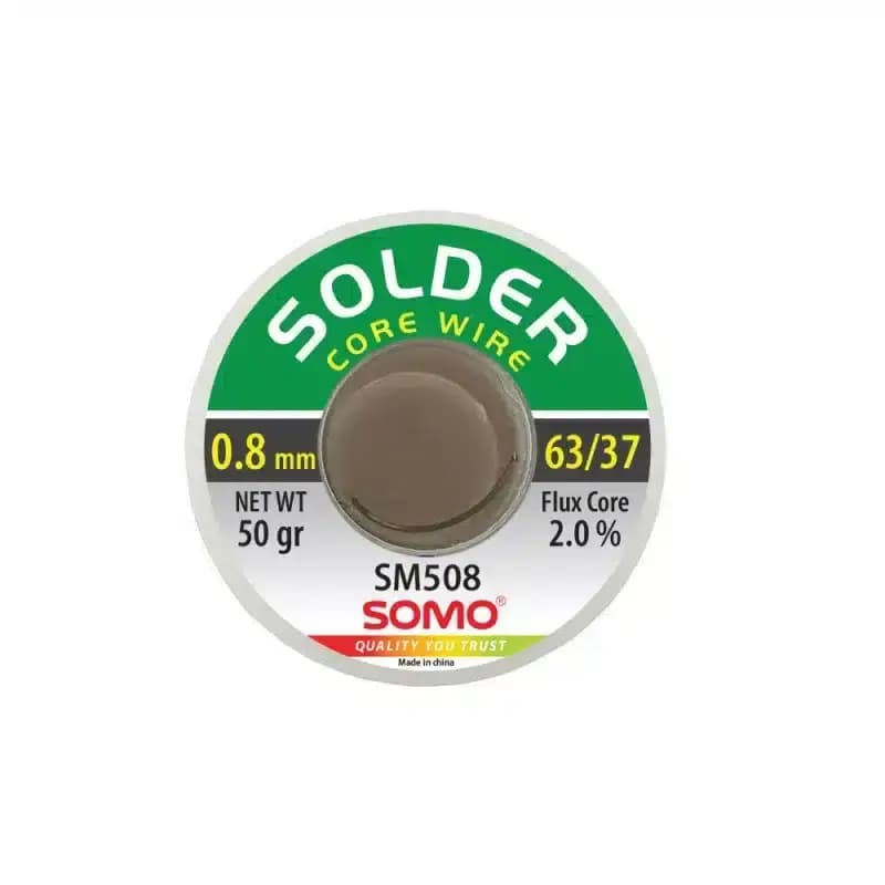 سیم لحیم قطر 0.8 میلی متر 50 گرم سومو مدل SOMO SM508 — تصویر ۲