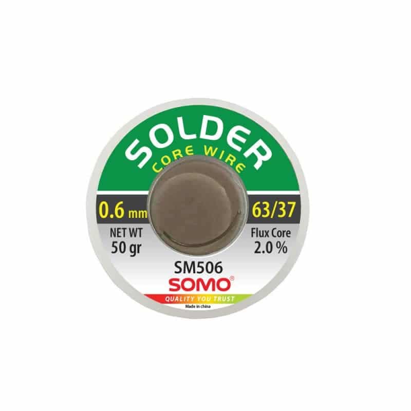 سیم لحیم قطر 0.6 میلی متر 50 گرم سومو مدل SOMO SM506 — تصویر ۲
