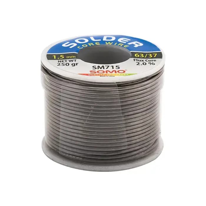 سیم لحیم قطر 1.5 میلی متر 250 گرم سومو مدل SOMO SM715