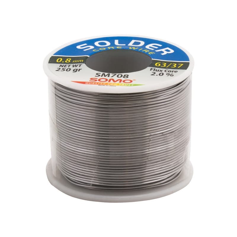 سیم لحیم قطر 1.0 میلی متر 250 گرم سومو مدل SOMO SM710