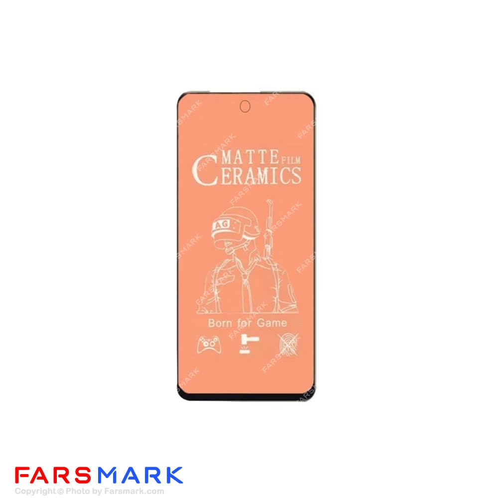 گلس سرامیکی مات گوشی شیائومی Xiaomi Redmi Note 10 5G — تصویر ۲