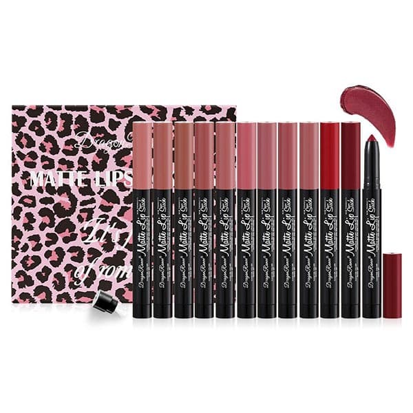 ست رژلب مدادی مات با ماندگاری بالا دراگون رانی (Dragon ranee mate lipstick pen)