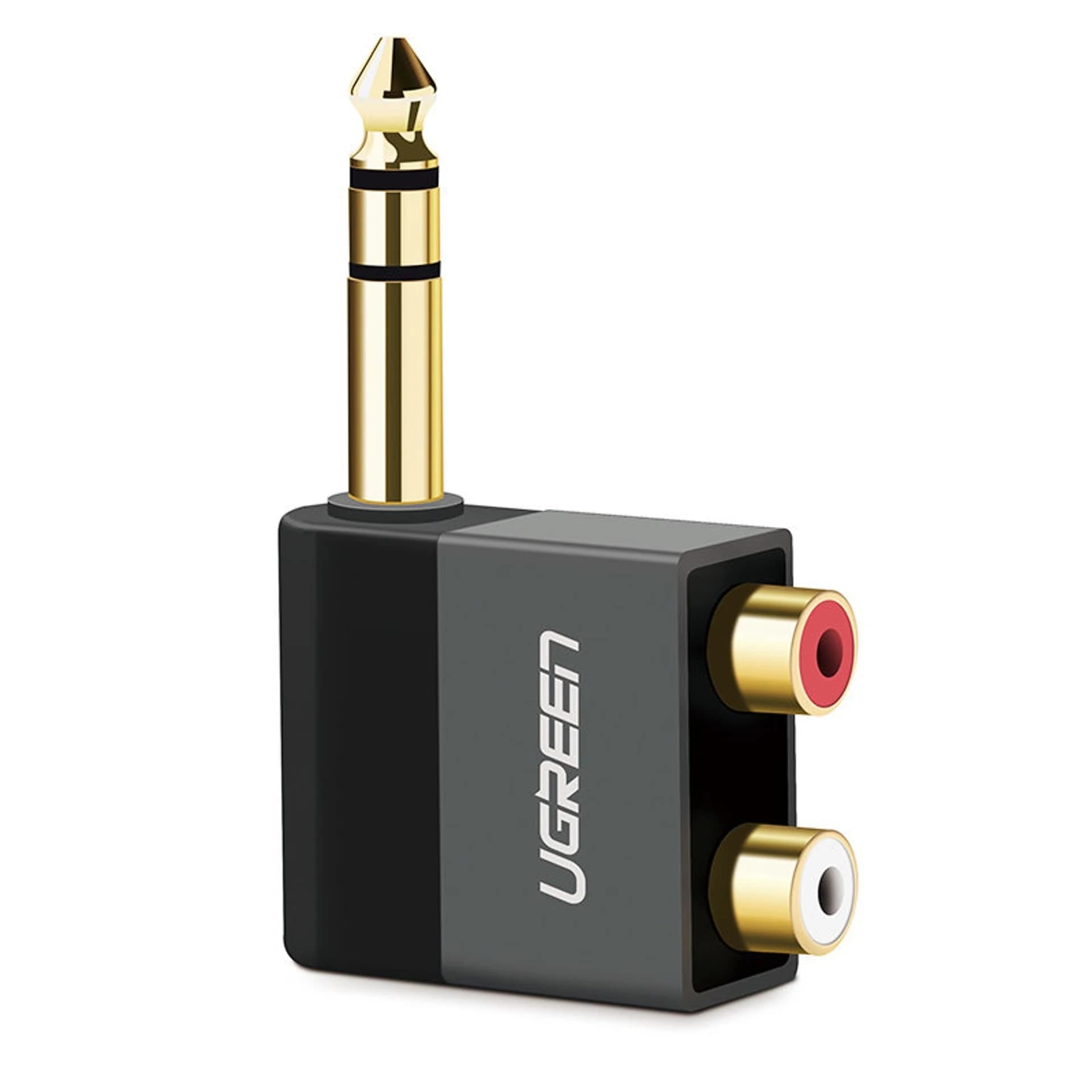 مبدل صدا یوگرین مدل UGREEN AV147 6.35 Male to 2x RCA Female Adapter AV147 — تصویر ۴