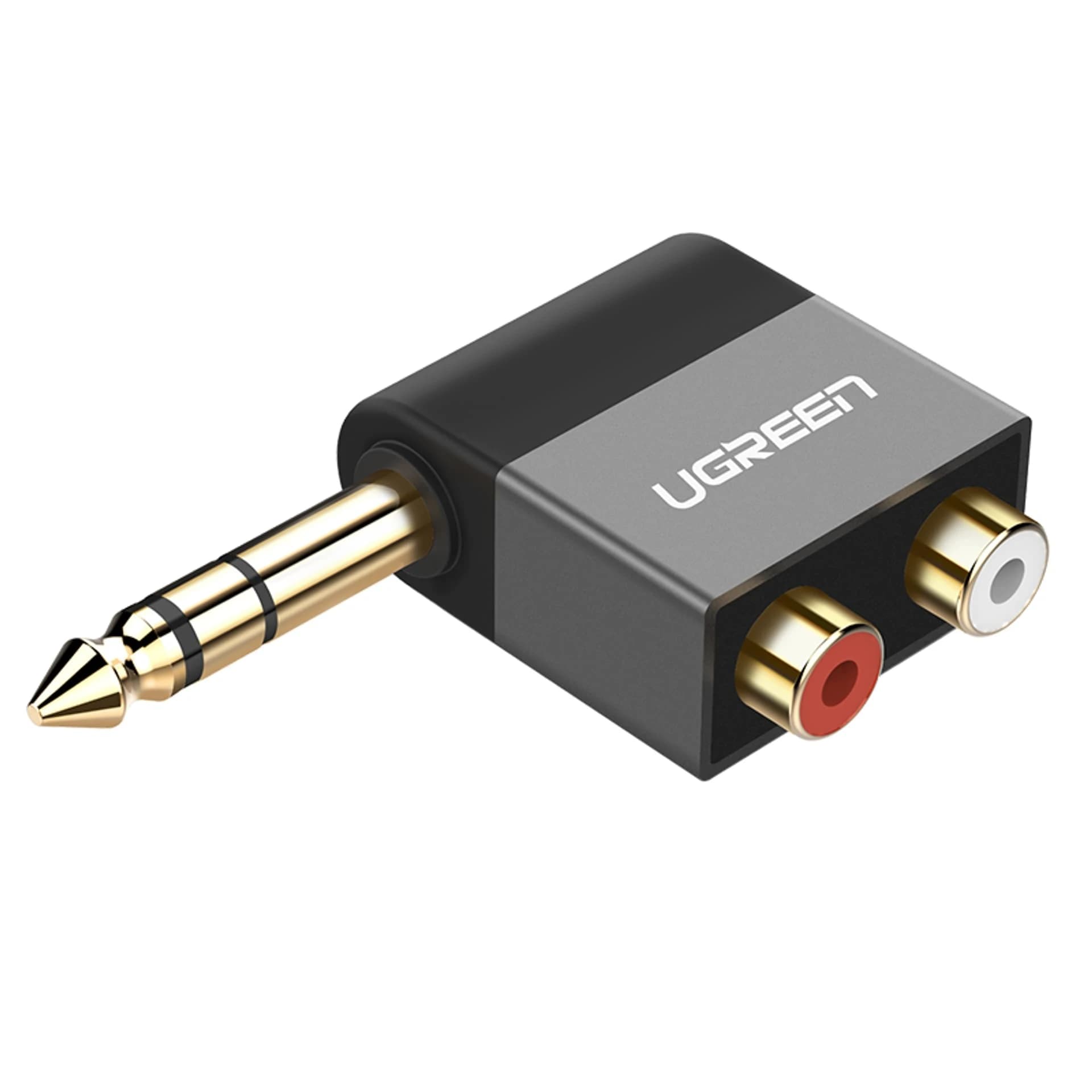 مبدل صدا یوگرین مدل UGREEN AV147 6.35 Male to 2x RCA Female Adapter AV147