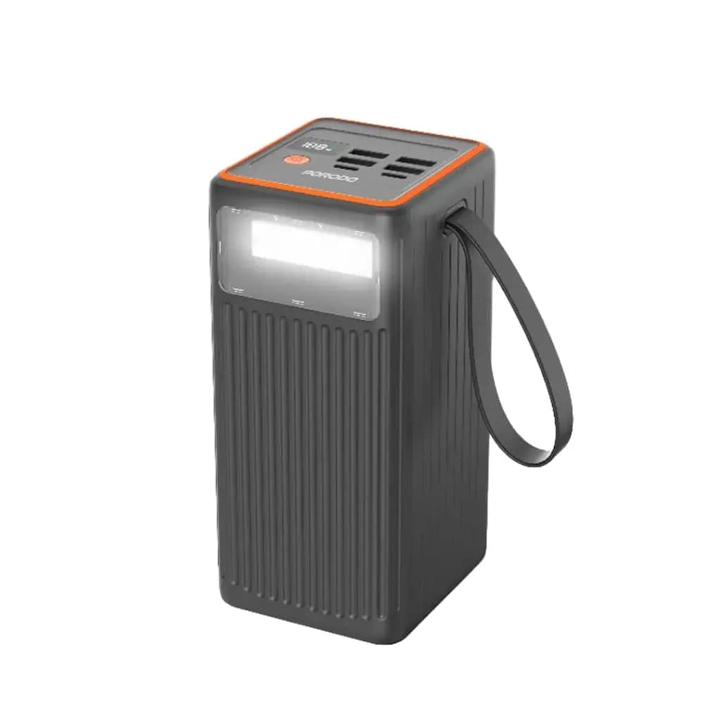 پاوربانک پرودو مدل Porodo 60000mAh Power Bank Multi-Device PD Charging PDPBFCH079BK
