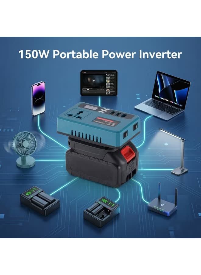 اینورتر شارژی پرتابل چند کاره مدل Intelligent Invertor Converter — تصویر ۶