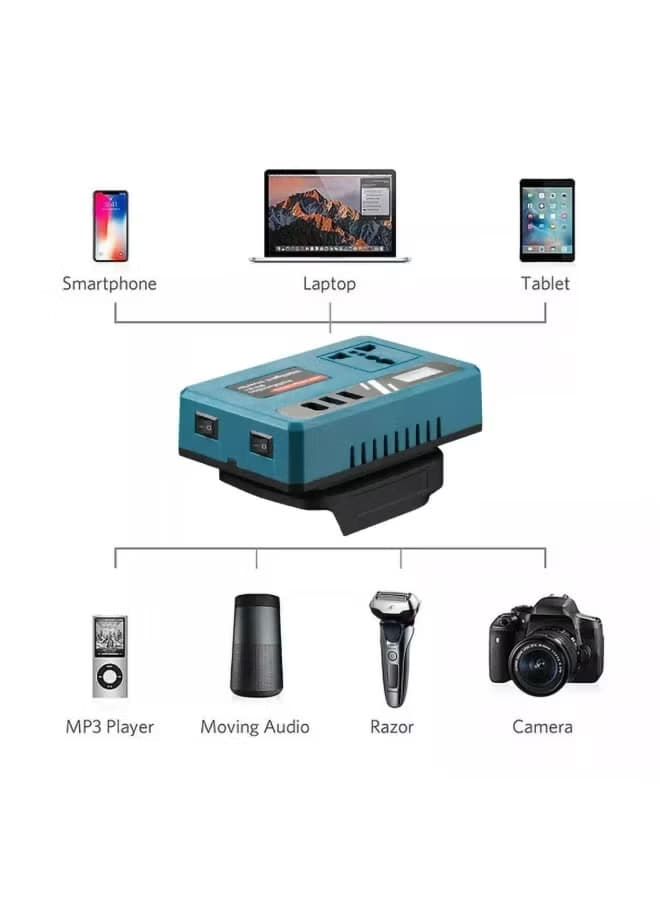 اینورتر شارژی پرتابل چند کاره مدل Intelligent Invertor Converter — تصویر ۴