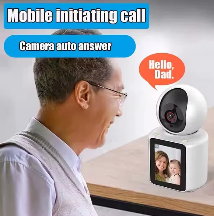 دوربین تماس تصویری هوشمند VIDEO CALLING SMART CAMERA | دوربین بیبی کم | دوربین اتاق کودک — تصویر ۶
