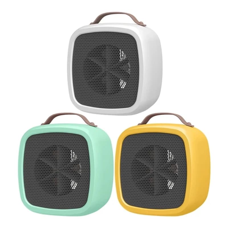 هیتر برقی رومیزی رنگی مدل warm air blower | بخاری برقی کوچک و کاربردی — تصویر ۴