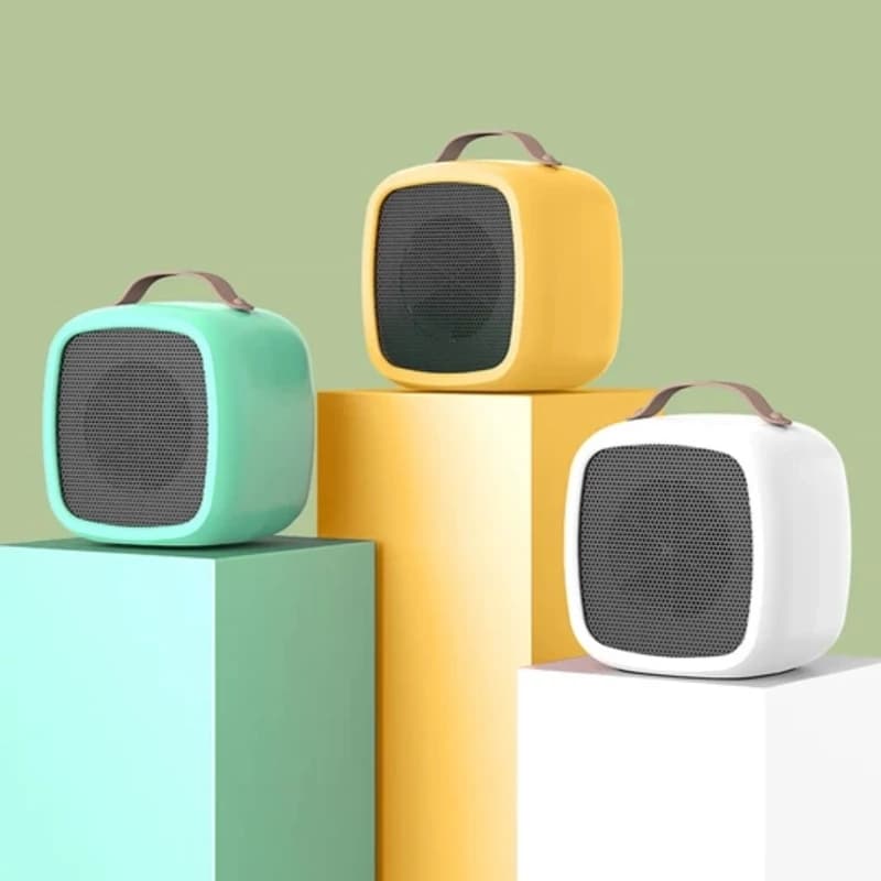 هیتر برقی رومیزی رنگی مدل warm air blower | بخاری برقی کوچک و کاربردی — تصویر ۶